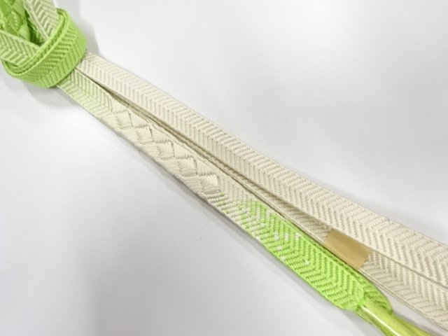 未使用品　正絹　手組帯締め